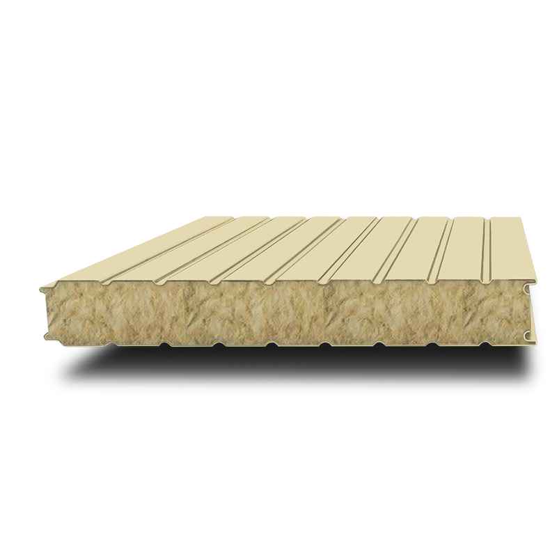 Сэндвич-панели без замков из минеральной ваты